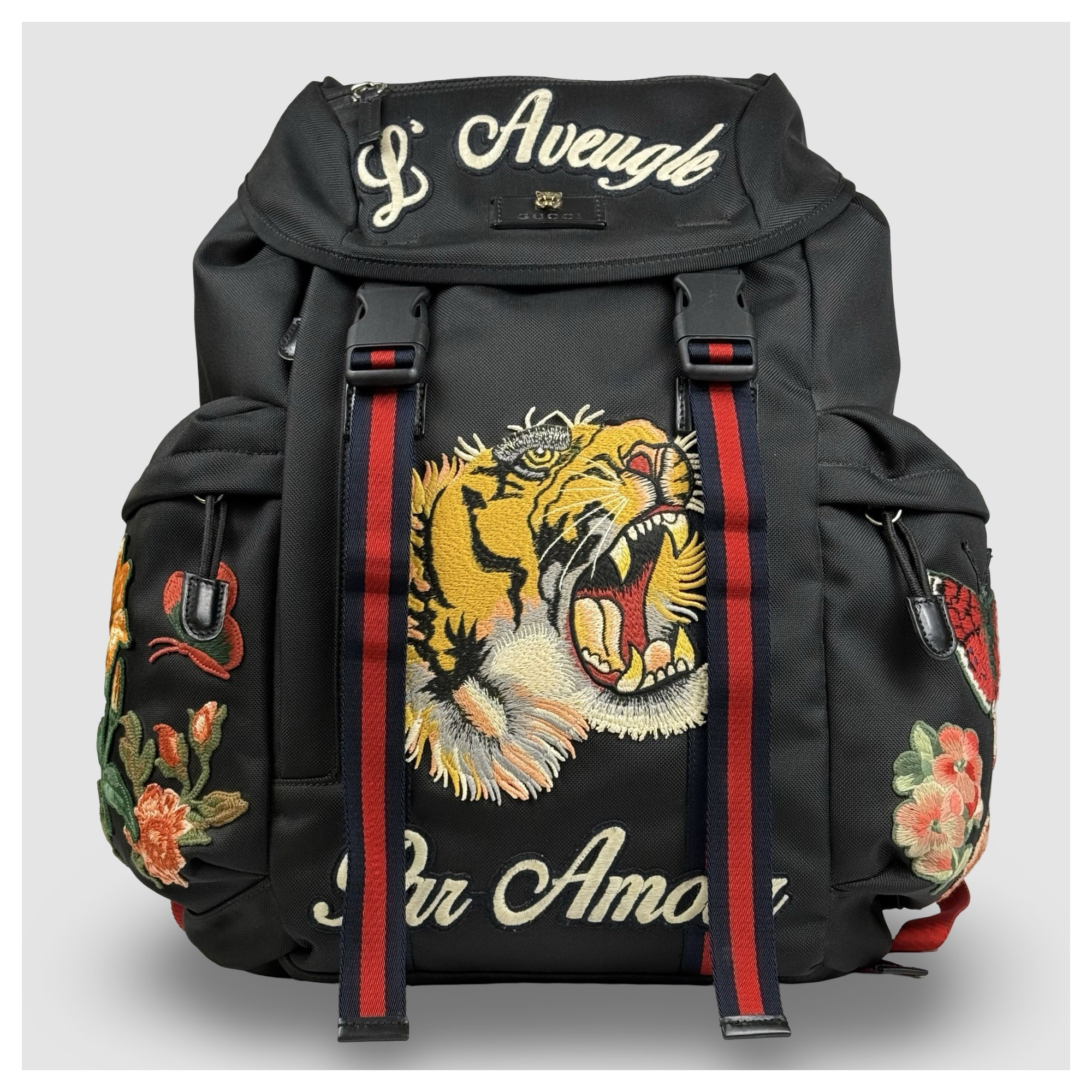 Gucci Zaino in Nylon L'Aveugle Par Amour