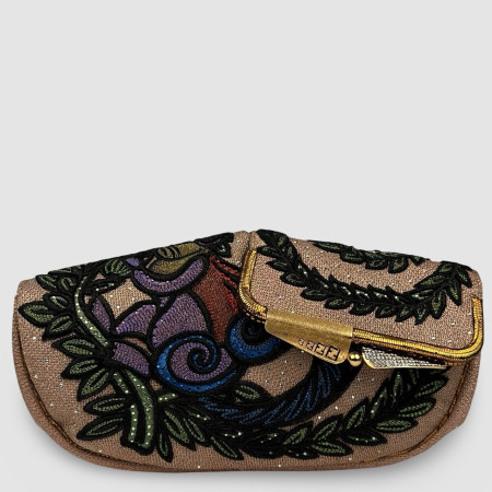 Fendi Clutch Vintage Ricamata a Mano