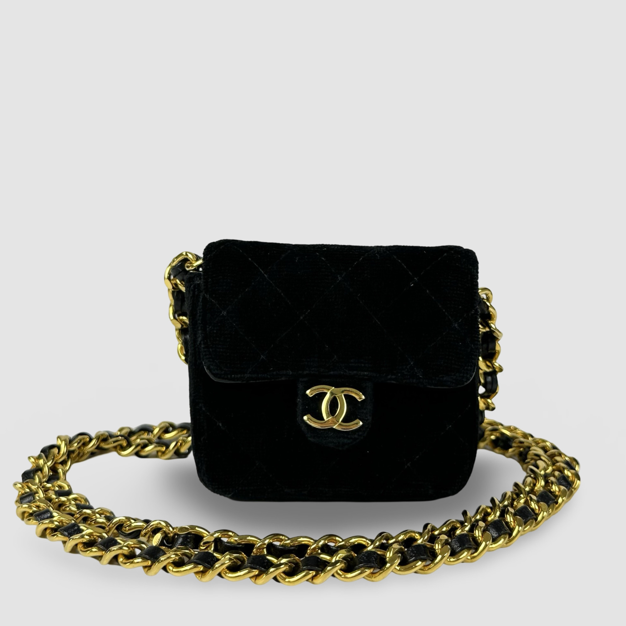 Chanel Micro Crossbody In Velluto
